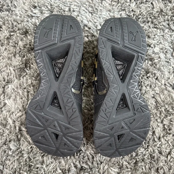 Puma Women's Ultra Triller Cross Trainer in Jacquard Black-Metallic Gold, 7 - Picture 7 of 7